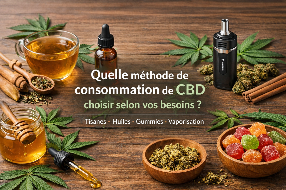 Quelle méthode de consommation de CBD selon ses besoins?