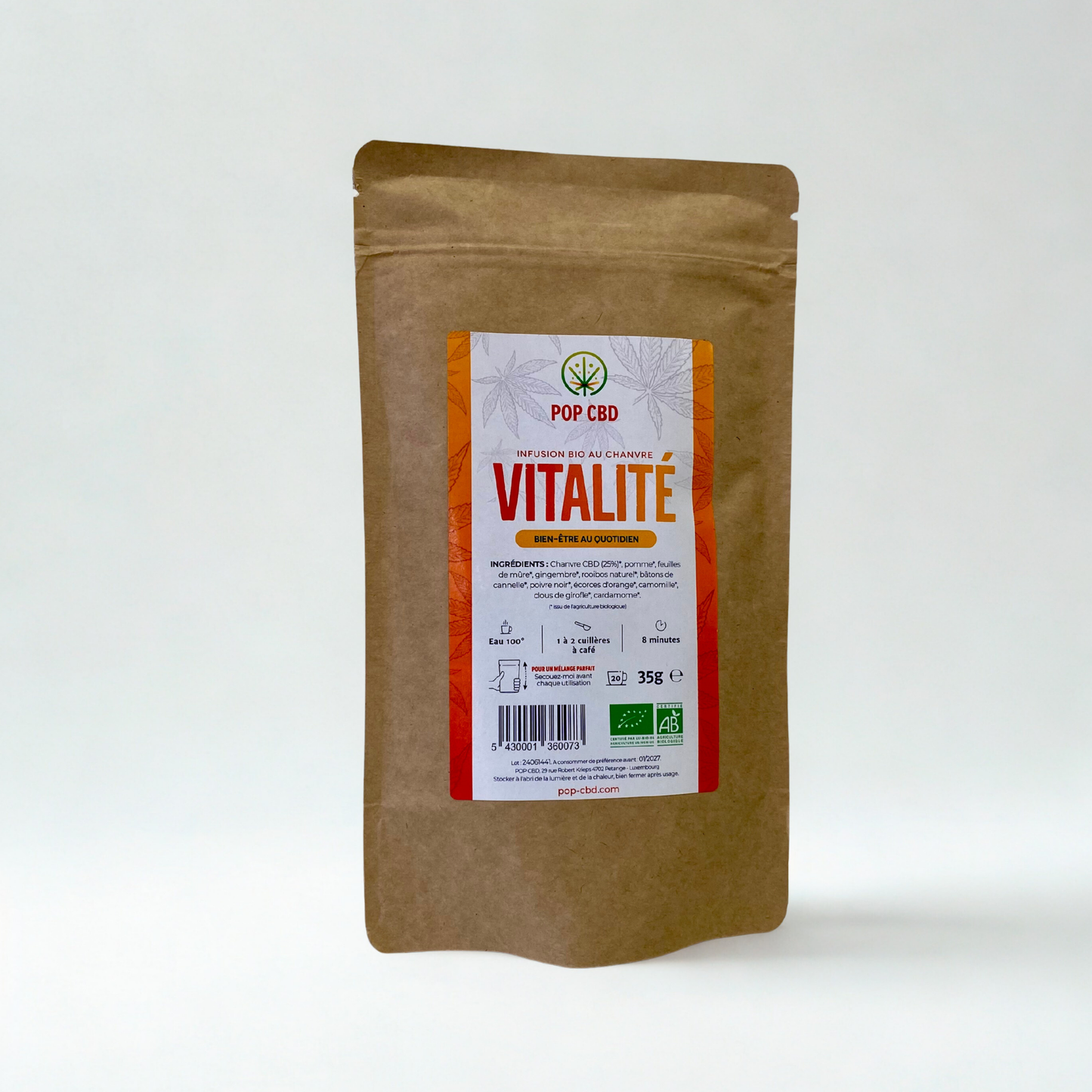 Tisane CBD Bio Vitalité 35g