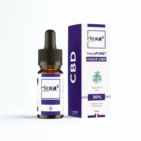 Huile CBD 30 % Full Spectrum – 10ml – Hexa3