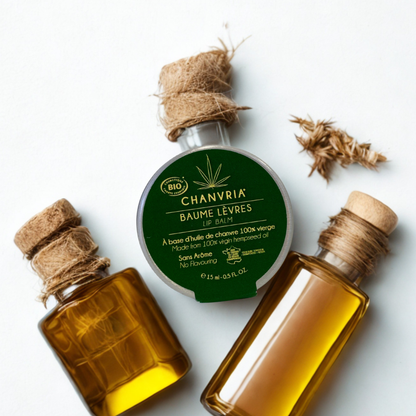 Baume Lèvres CBD/BIO – 15ml – Chanvria