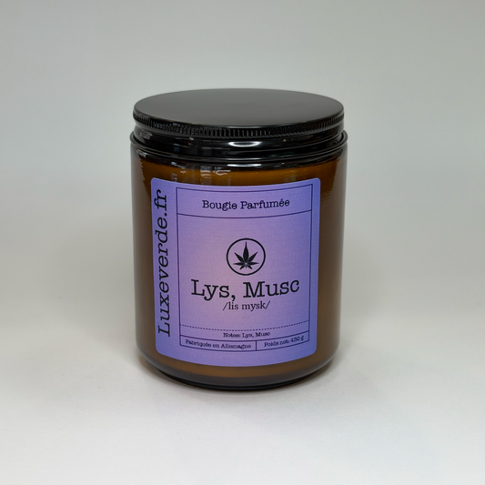 Bougie parfumée — Lys et Musc