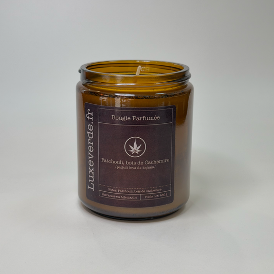 Bougie parfumée — Patchouli et bois de Cachemire