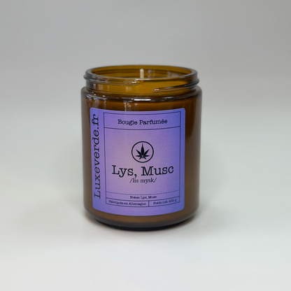 Bougie parfumée — Lys et Musc