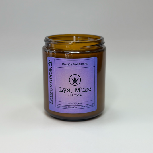 Bougie parfumée — Lys et Musc
