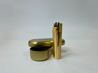 Briquet Clipper en métal Gold