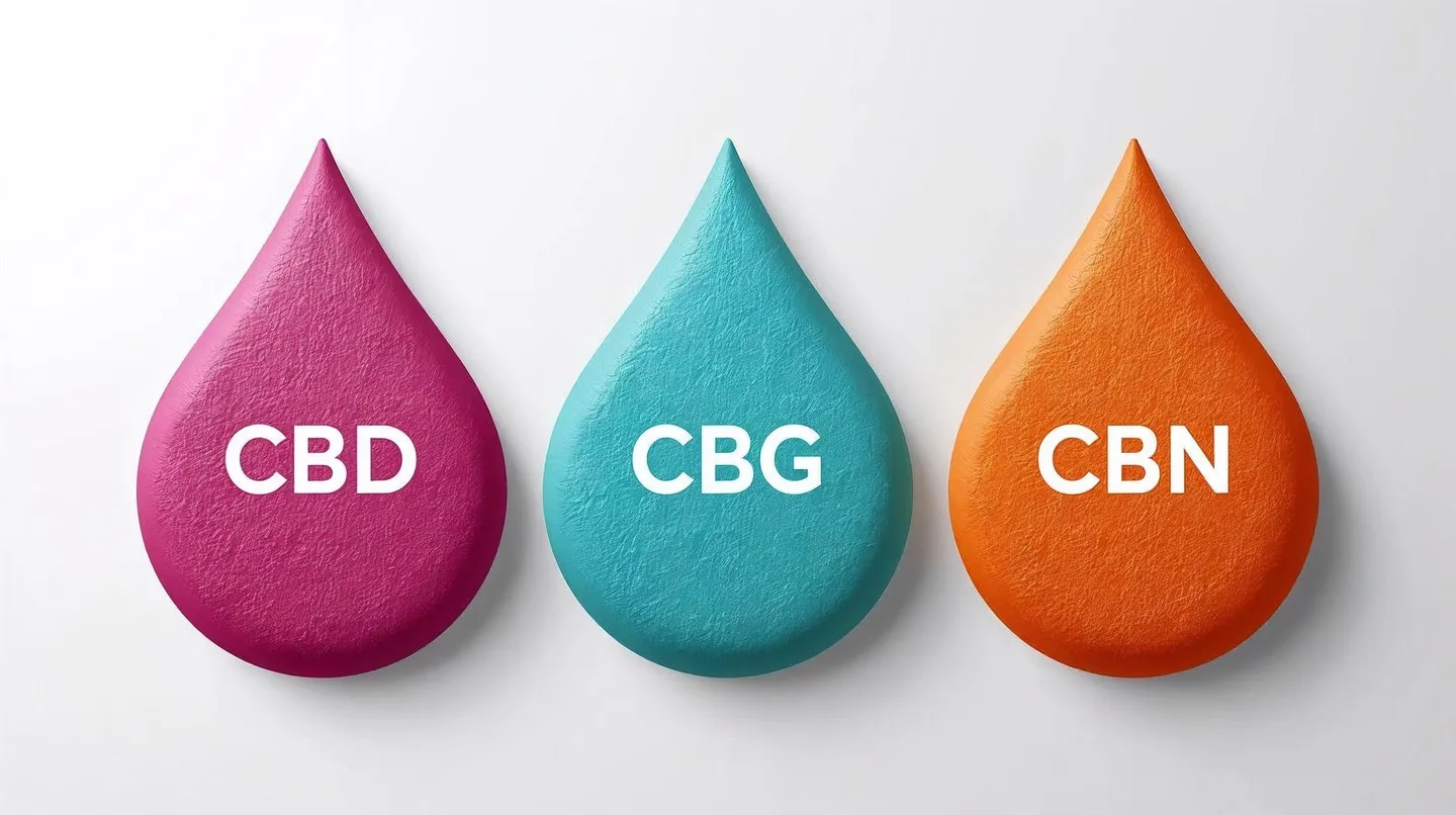 CBD, CBG, CBN les différences et leurs bienfaits